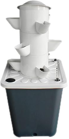 JIANGYUXINLI Système de Culture hydroponique d'intérieur 10/15/20/25/30 Trous | Tour Aéroponique De Jardin | Tour de Culture hydroponique avec réservoir 10L | pour Herbes, Fruits et légumes