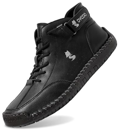 Botas de Nieve Hombre Zapatos Barefoot Senderismo Unisex Descalzos tallas grandes puntadas altas para el tobillo Zapatillas Trail Minimalistas Caminar Hombres ortopédicas