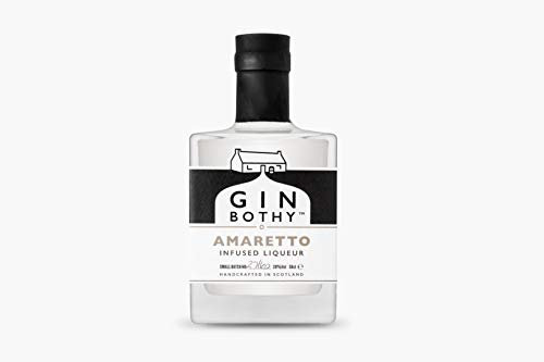 Gin Bothy Amaretto 50cl - Award Winning Amaretto gin infusion - 20% ABV - 50cl Bottle. Perfect Gin Gift