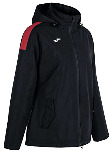 Joma - Anorak trivor, Talla M, Color Negro Rojo