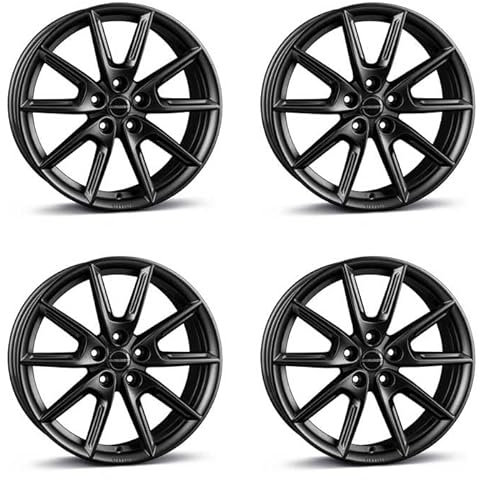 4x Llantas Borbet LX18 8x18 ET44 5x112 black matt