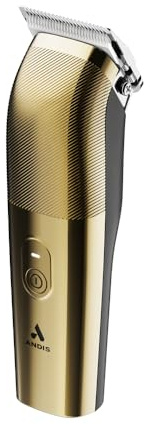 Andis Cortapelos inalámbrico Envy II Edición Premium, cortadora de barba y cabello eléctrica profesional de iones de litio, cuchilla Phaze, inalámbrica, dorada.