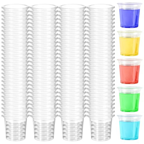 RUIBIXING Snapsglas plast 400 stycken, snapsbägare plast 2 cl/20 ml shotglas återanvändbara