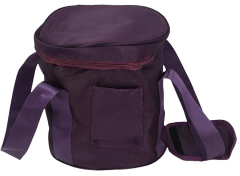 Bolsa de Crystal Bowl, Portable Music Bowl, 8 Pulgadas, Bolsa de transporte con forro interno, para viajes, portátil, segura y estilosa, ideal para mochila, bandolera o bolso de mano