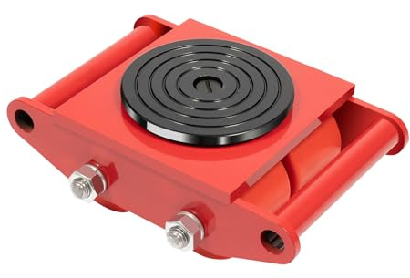 XHSMYXGS Scooter Dolly para maquinaria Pesada, Mover maquinaria Industrial 6T, Patines para máquinas Rotación de 360°, para el Transporte de Objetos Grandes y Pesados