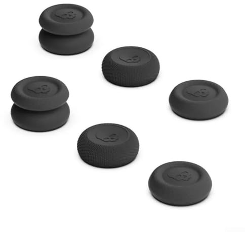 Lot de 6 protections antidérapantes en silicone pour manette Steam Deck et ROG pour un meilleur contrôle dans les jeux (vert)