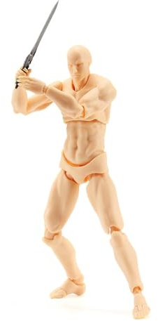 Figurines Stop-Motion - Figurine mannequin avec articulations flexibles - Figurine d'action réaliste comme aide au dessin pour l'art, la peinture, le manga, la bande dessinée, la photographie, la
