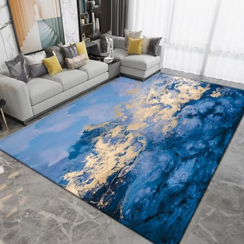 RUGMRZ Tappeto Guida Corridoio Tappeti Moderni E Semplici Resistenti Per Decorazioni Antiscivolo Passatoia Blu Camera Da Letto Pelo Corto 180X280CM