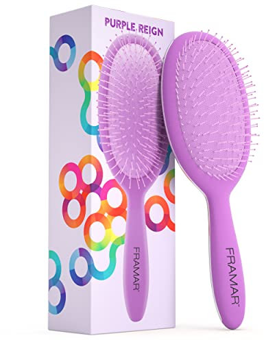Framar Districante Spazzola per Capelli – No More Tangles Hairbrush – Elegante Spazzola Districante, Spazzole per capelli per donna, uomo e bambino