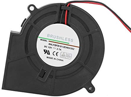 Fdit Portable BBQ Fan DC 12V Air Turbo Blower for Barbecue Picnic Camping Fire Charcoal Starter Cooking Tool