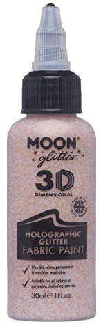 Moon Glitter - Holografische Stofffarbe - 30ml - Roségold