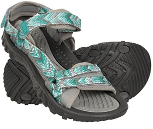 Mountain Warehouse Cyprus Womens Summer Walking Sandal | Breathable Ladies Footwear for Comfort & Soft Cushioning, Neoprene Lining for Quick Drying & Support, For Beach & Hiking