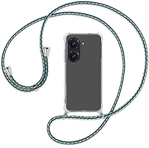 mtb more energy® Handykette kompatibel mit Asus Zenfone 10, Zenfone 9 - Maritim - Smartphone Hülle zum Umhängen - Anti Shock Full TPU Case