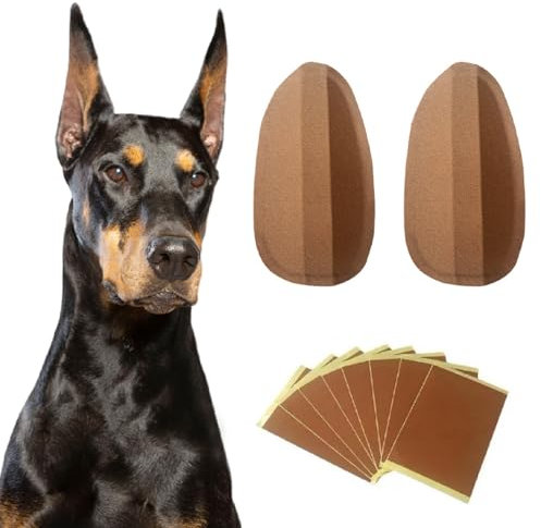 Ohr-Stützpflaster für Hunde, Feste Korrektur für Hundeohren, vertikale Halterung, Feste Stütze für Dobermann (#3)