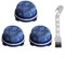 Paquete de 3 filtros de aspiradora con kit de cepillo de limpieza para Samsung Jet 60 Jet 70+ Jet 75 Jet 70 Jet 75+ Jet 90 VS9000RL accesorios de aspiradora, piezas de repuesto No.DJ97-02649A