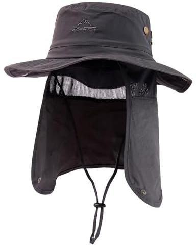 TOP-EX Waterproof UPF 50 Sun Boonie Hat for Men Women Fishing 96561 L/XL