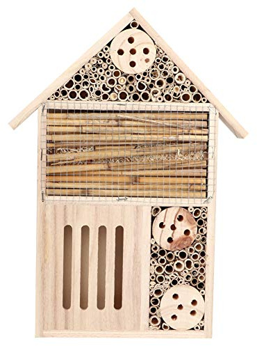 Maison d'abeille de Jardin, abri de Chambre d'abeille en Bois extérieur, Nidification pour Papillons, coccinelles (B)