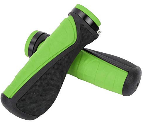 Fahrradgriffe, Ergonomische Anti-Rutsch Fahrradgriffe Gel Lenkergriffe für MTB Fahrräder, Trekking-Fahrräder, Mountainbikes, E-Bikes und Citybikes(Grün+Schwarz)