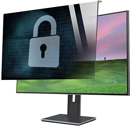 SnamicE Computer Monitor Privacy Screen, Anti Blue Light Screen Protector Panel, Reduce Eyestrain, Suitable for 19 - 32 Displays,32in 730x440mm