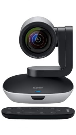 Logitech PTZ PRO 2 Système de vidéoconférence professionnel (panoramique, inclinaison, zoom), zoom HD sans perte 10x, vidéo HD, mise au point automatique, télécommande, USB Plug and Play, PC/Mac - 960