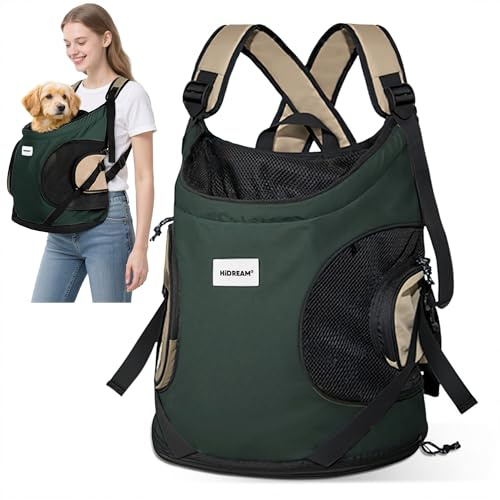 ALLSOPETS Dog Carrier Backpack, Portable Cat Backpack, Turquoise