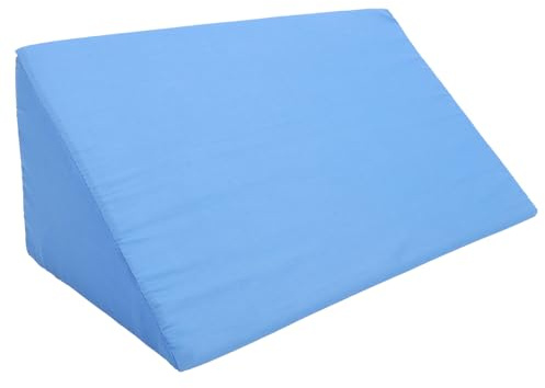 Segrehy Cuscino a cuneo laterale del corpo Supporto confortevole Cuscino per elevazione a cuneo per il posizionamento del corpo per pazienti costretti a letto e assistenza agli anziani (Blu)