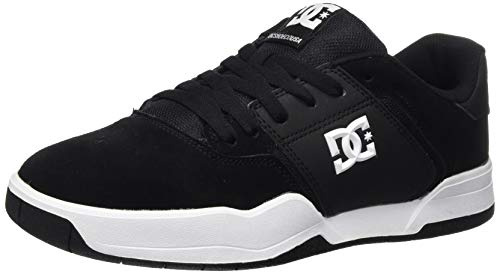 DC Shoes Central - Leather Shoes for Men - Lederschuhe - Männer,Black White,40 EU