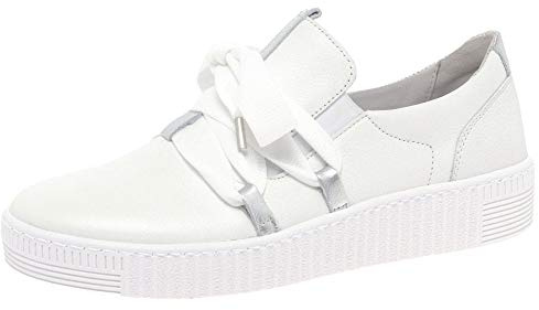 Gabor Waltz Womens Casual Trainers 6 UK White/Silver