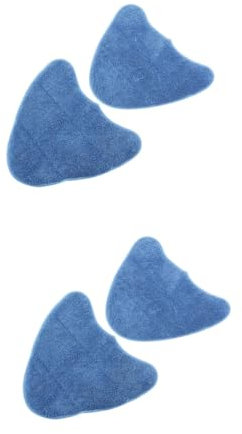 PRETYZOOM 4 Piezas cubiertas limpieza microfibra blue almohadilla lavado microfibra trapeador en aerosol con almohadillas lavables mopa microfibra vapor almohadilla limpieza