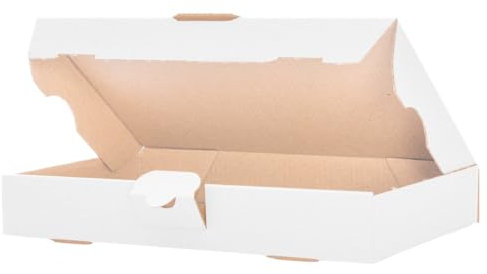 verpacking Maxibriefkartons 180 x 100 x 30 mm Maxibrief MB-0 Weiß Versand Post Faltschachtel (Innenmaß 176 x 96 x 27 mm) Versandschachtel Büchersendung (10 Stück)