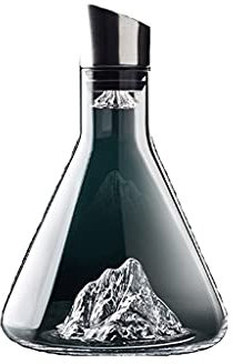 Kristallkaraff, Rostfritt Stålfilter För Rött Vin, Vinautomat För Hemmabruk, Blyfria Vinframställningsverktyg I Glas, Presenttipskaraff (B)