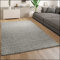 Paco Home Teppich Wohnzimmer, Schlafzimmer/Hochflor Shaggy in versch. Designs Farben und Größen, Grösse:200x280 cm, Farbe:Grau 16