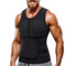 Bingrong Herren Bauchweggürtel Fitnessgürtel Schwitzgürtel Fitness Gürtel Bauchgürtel Abnehmen Verstellbarer Neopren Sauna Gürtel Gewichtsverlust Bauchweg Body Shaper Taille Trimmer (Schwarz, L)