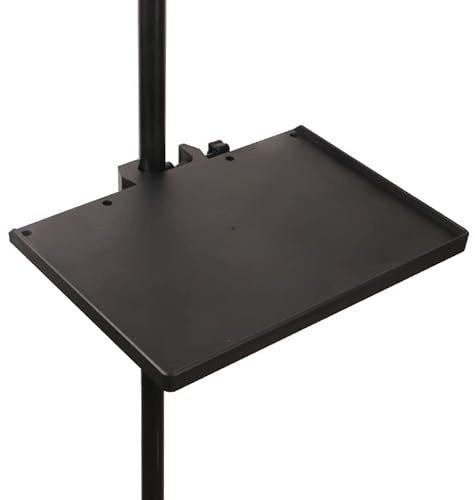 Microphone Stand Tray Mount Clamp on Rod Holders, Microphone Stand Desk with 9.44 X 6.88 for Stage, Music Sheet, Live Streaming, Recording (Stand NOT Included) Wholesale Items for Boutique
