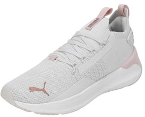 PUMA Damen SOFTRIDE Symmetry FUZION WN's Straßen-Laufschuh, Feather Gray-Mauve Mist-Rose Gold, 39 EU