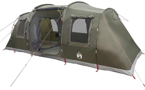 vidaXL Tunnelzelt 4 Personen Olivgrün Wasserdicht, Campingzelt, Zelt, Gartenzelt, Campingzelte, Zelte, wasserdichtes Zelt, Wanderzelt, tragbares Zelt