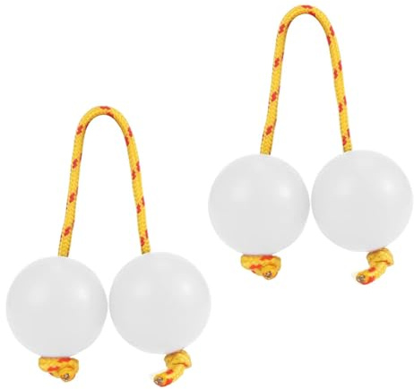 Kashaka Shaker Ball, Rhythm African Shaker - Kashaka Instrument Shaker Ball Ball - 2 pares de huevo de música rítmica, instrumentos de percusión de la mano de abdominales con doble calabaza para adult
