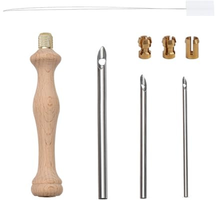 Kit Punch Needle, ago da 2,5 mm/3,5 mm/5 mm, Cucitura con Ricamo Punzone Art Needles per Lavori Di Cucito Fai Da Te, Maglieria