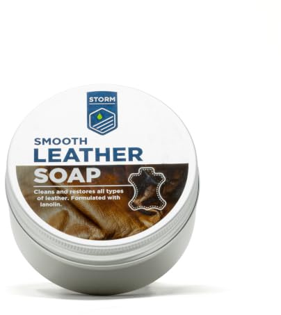 STORM Leather Soap Rub On 100ml | Clean, soften and rejuvenate smooth leathers | Riding Tack | Leather Footwear | Saddles |