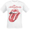 The Rolling Stones Classic Tongue Männer T-Shirt weiß XL 100% Baumwolle Band-Merch, Bands
