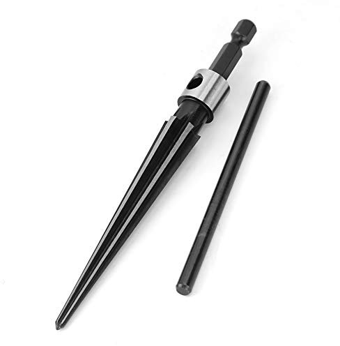 Alesatore Esagonale, Alesatore con Impugnatura a T Foro per Perno a Ponte Portatile a Forma di T Conico Utensile per Foratura con Impugnatura dell'Alesatore Esagonale Alesatore Conico per Metallo