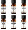 Amphora Aromatics TOP 6 Essential Oil Set, 10ml Pure Essential oils, Lavender, Eucalyptus, Sweet Orange, Peppermint, Lemongrass & Tea Tree.