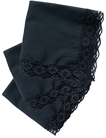Lace Cotton White Handkerchiefs Perfect Wedding Bulk