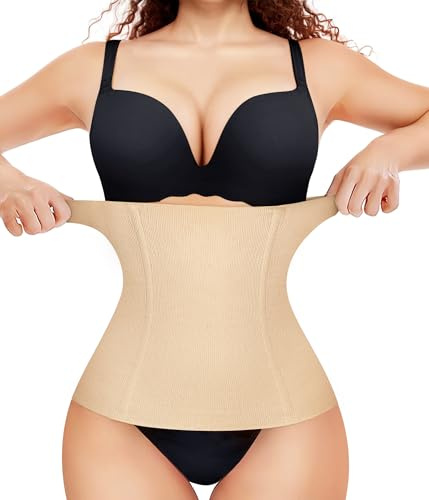 Bingrong Women Waist Trainer Corset Shapewear Tummy Control Body Shaper Waist Cincher Slimming Seamless Girdles Underwear