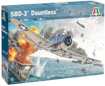 Italeri 2841 USN SBD-3 Dauntless, scala 1:48, Plastic Model Kit/Modello in plastica da montare