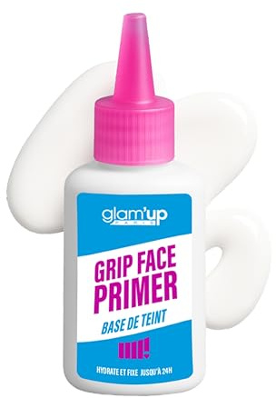 Glam'Up Paris - Base de Teint - Grip Face Primer - Hydrate et Fixe le Maquillage Jusqu’à 24h - Effet Teint Unifié