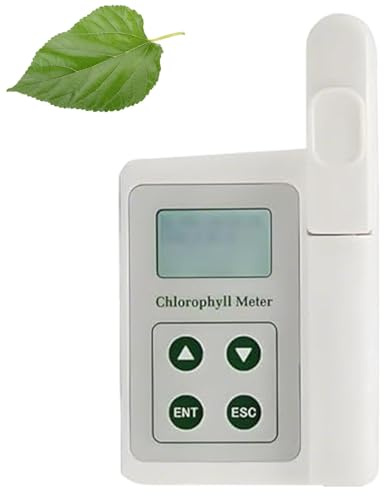 Medidor de clorofila portátil con exportación de datos USB para pruebas de nutrientes vegetales, ideal para agricultores, jardineros e investigación científica