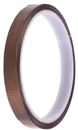 Sharplace Ruban Adhésif Résistant 10m Rouleau PTFE pour Emballage Machine, 10mm