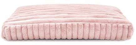 Record - Cuscino imbottito Comfit per cani e gatti morbida e accogliente, in peluche. Misure 60 x 40 x 15h cm, Rosa