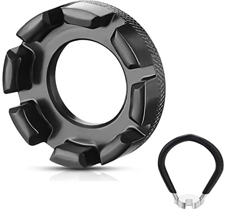 TONAUP 2 Stück Speichen Werkzeug Fahrrad Speichenschlüssel Set 10-15 Gauge Nippelspanner Drehmoment 8 Kaliber Speichenspanner Fahrrad nippelspanner Werkzeuge für Fahrräder und Motorräder (Schwarz)